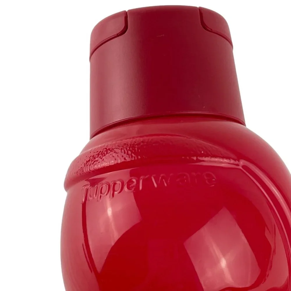 Tupperware Eco Santa Claus Water Bottle‎ Red Tumbler Lot of 2 NEW